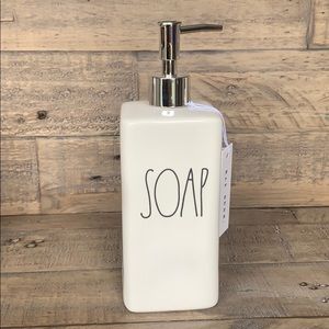 SOAP square dispenser Rae Dunn